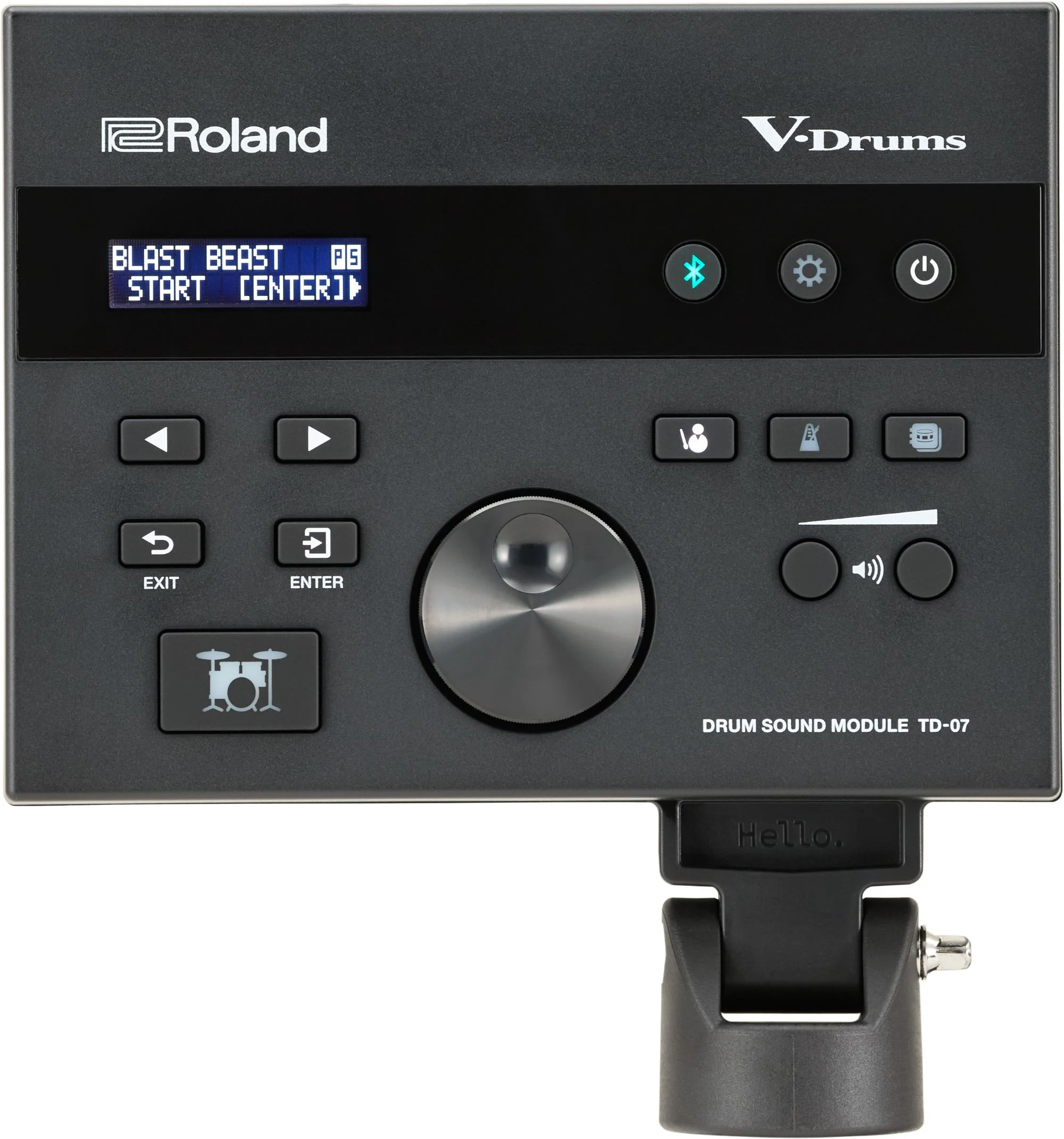 E-Drum-Modul, Roland TD-07, Drum-Sound-Modul, Bluetooth, LCD-Display
